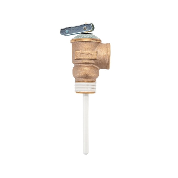 Camco T & P VALVE 3/4IN W/ 4IN PROBE COATED, 150PSI, BULK 10471 - main